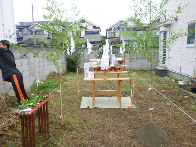 地鎮祭　祭壇