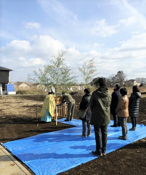 「猫と過ごす家」　～地鎮祭～　