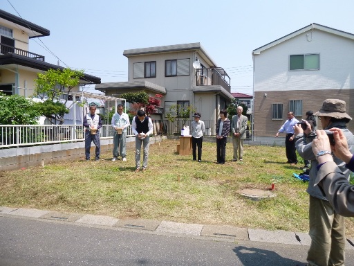 桶川市Ａ邸　地鎮祭を行いました。